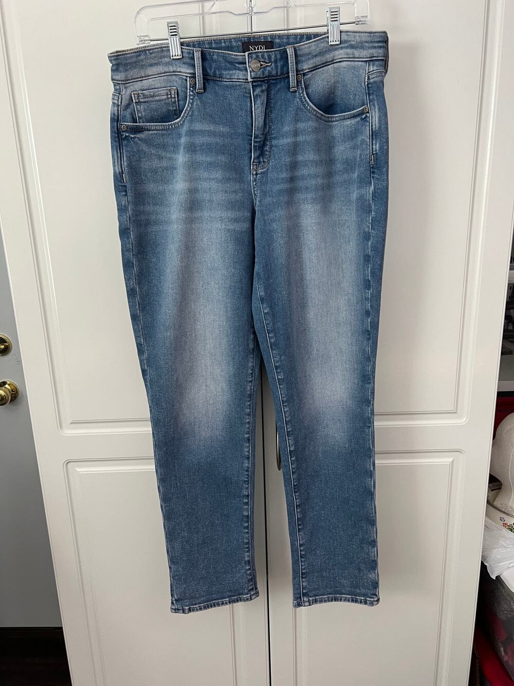 NYDJ Women's Girlfriend Jeans Lift x Tuck Technology Straight Leg Size 8 NWOT